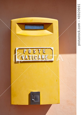 Poste Vaticane mailbox Poste Vaticane mailbox 48920691