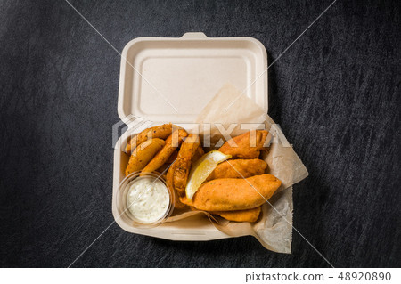 Fish and chips typical British fish and chips Fish and chips typical British fish and chips 48920890