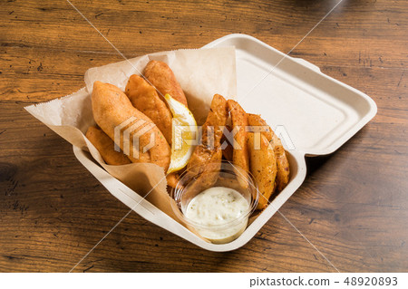 Fish and chips typical British fish and chips Fish and chips typical British fish and chips 48920893