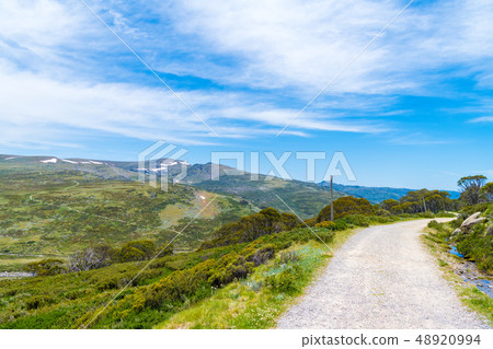 The walking track to Kosciuszko peak, in 48920994