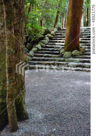 伊勢神社的石階 伊勢神社的石階 48921776