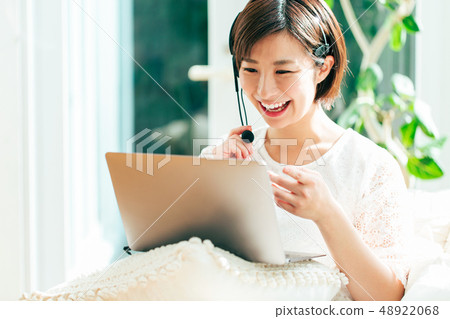 計算機在線女性家庭家 48922068