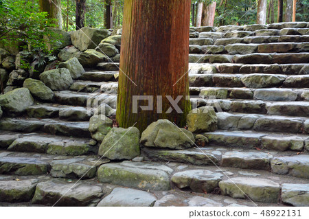 Stone steps of Ise Shrine Stone steps of Ise Shrine 48922131