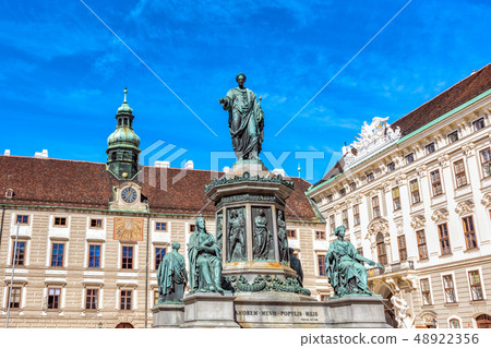 Vienna, Austria. Monument to Emperor Franz I, Hofburg Vienna, Austria. Monument to Emperor Franz I, Hofburg 48922356