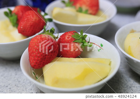 Dessert _ strawberry and apple 2 Dessert _ strawberry and apple 2 48924124