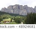 Dolomiti Massif and Tyrolian House 48924681