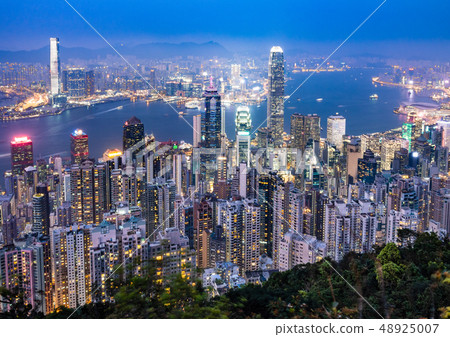 世界三大夜景香港維多利亞港 48925007