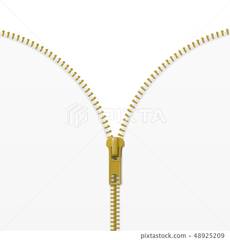 Zipper lock half open 48925209