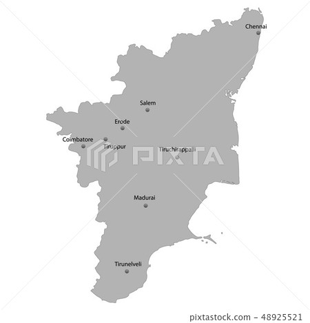 High Quality map state of India. High Quality map state of India. 48925521