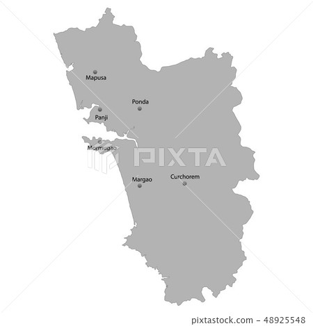 High Quality map state of India High Quality map state of India 48925548