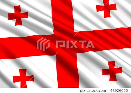 waving flag background 48926060