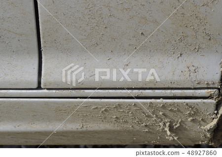 Dirty thresholds unwashed car Dirty thresholds unwashed car 48927860