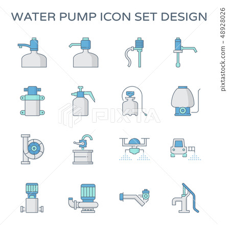 water pump icon water pump icon 48928026