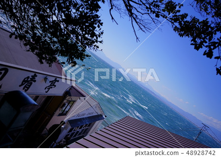 Mt. Fuji seen far away 48928742