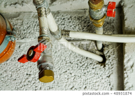water supply system of the house 48931874