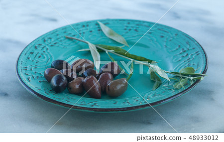 Authentic organic food. Olives Italian delishes 48933012
