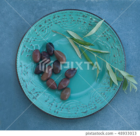 Authentic organic food. Olives Italian delishes 48933013
