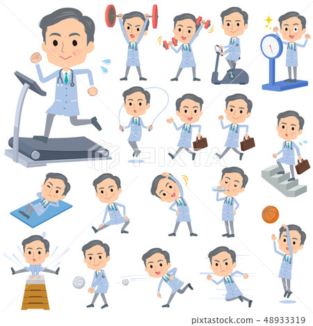 physician, middle aged, middle-aged 48933319