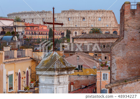 Rome. Aerial view of the city. Rome. Aerial view of the city. 48934227