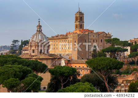 Rome. Aerial view of the city. 48934232