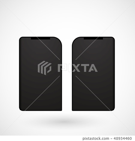 Foldable screen smartphone, vector Foldable screen smartphone, vector 48934460