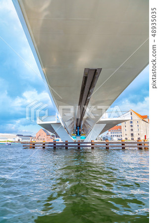 Modern Drawbridge in Copenhagen 48935035