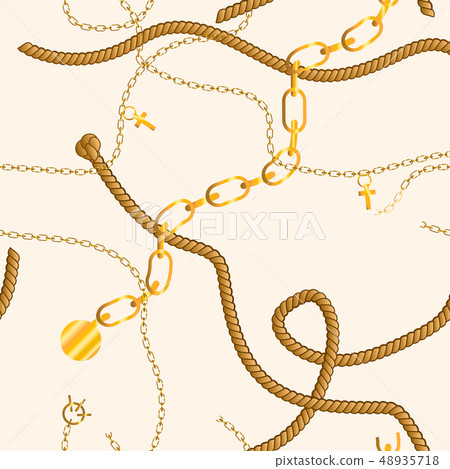 Pattern with belts, chain  Pattern with belts, chain  48935718