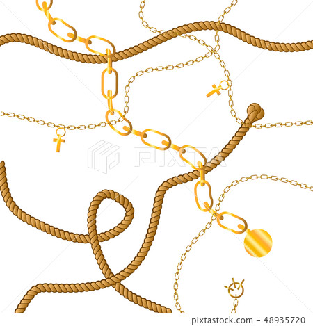 Pattern with belts, chain  Pattern with belts, chain  48935720