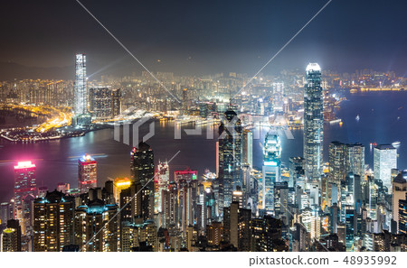 世界三大夜景香港維多利亞港 48935992