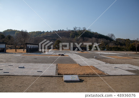 Leshan Garden mansion ruins Japanese garden Gunma Prefecture Tamaramachi 48936076
