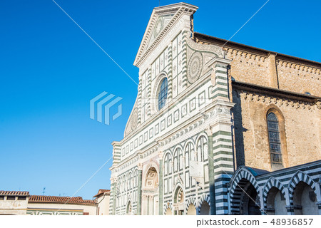 Italy Florence Santa Maria Novella church facade Italy Florence Santa Maria Novella church facade 48936857