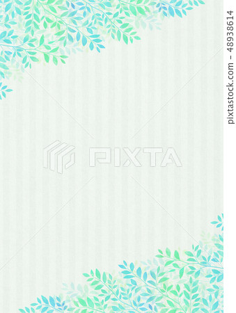 Background material_Konoha Wakaba Aoba Fresh green 48938614