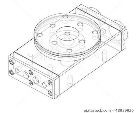 Abstract industry object concept. Vector 48939920