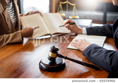 lawyer in office. Counseling and giving advice 48939966