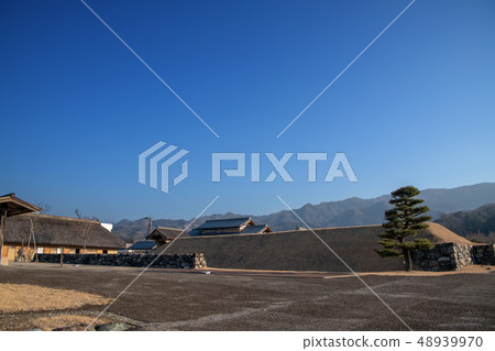 Near the central gate of Leshan Park Ishigaki Dojo Japanese Garden Gunma Prefecture Tamaramachi 48939970