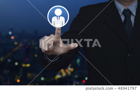 Business communication concept 48941797