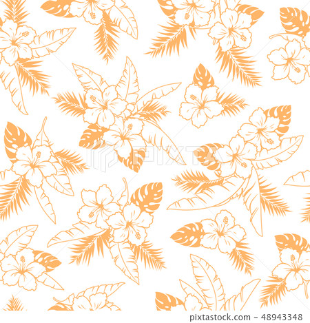 Aloha shirt pattern - Stock Illustration [48943348] - PIXTA