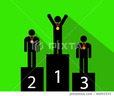 Podium icon vector illustration Podium icon vector illustration 48943555