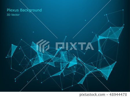 Geometric graphic background molecule and Geometric graphic background molecule and 48944478