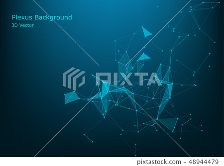 Geometric graphic background molecule and Geometric graphic background molecule and 48944479