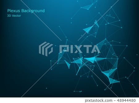 Big data visualization . Abstract vector polygonal Big data visualization . Abstract vector polygonal 48944480