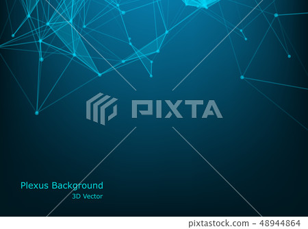 Abstract polygonal background with connected lines Abstract polygonal background with connected lines 48944864