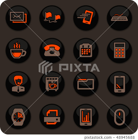 Office icons set Office icons set 48945688