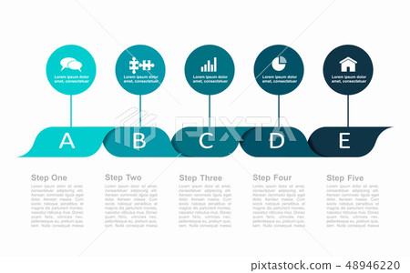 Infographic design template with place for your data. Vector illustration. 48946220