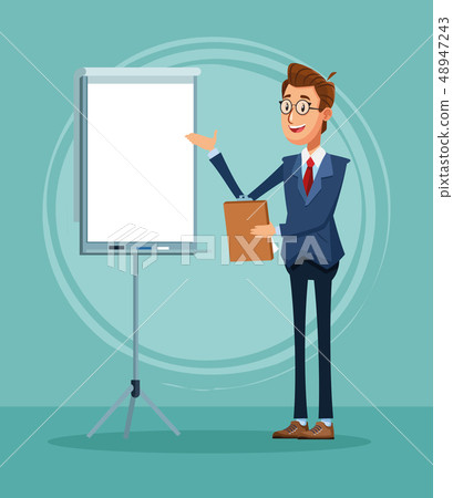 Businessman banker cartoon Businessman banker cartoon 48947243