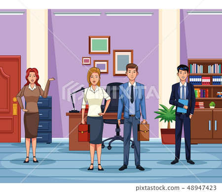 Business people working in the office Business people working in the office 48947423