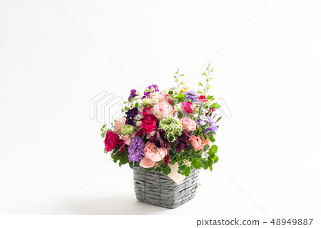 Flower with white space on top 48949887