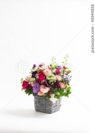 Flower with top margin Vertical position 48949888