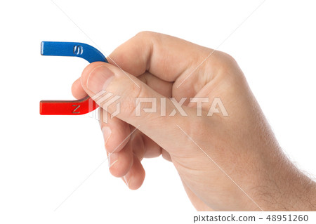 Hand with magnet 48951260