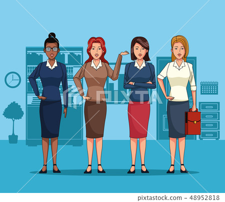 Business people at office Business people at office 48952818